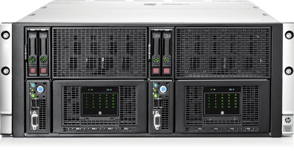 HP ProLiant SL4540 Gen8 Storage Server 210 TB SAS Storage Big Data