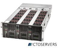 HPE Apollo 4500 System - 3x HPE XL450 Gen9 Compute  Nodes  - 135TB  SAS Storage