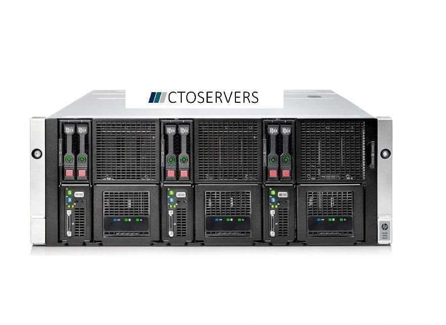 HPE Apollo 4500 System - 3x HPE XL450 Gen9 Compute  Nodes  - 135TB  SAS Storage