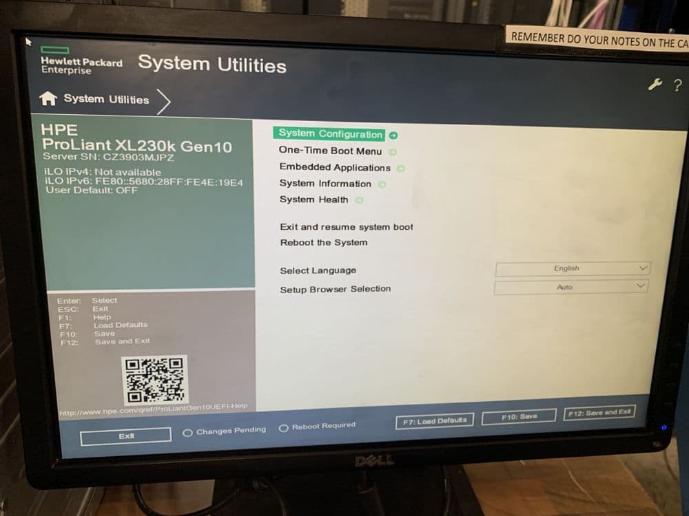 HPE Apollo k6000 high-density server system -10x XL230k Compute Nodes ...