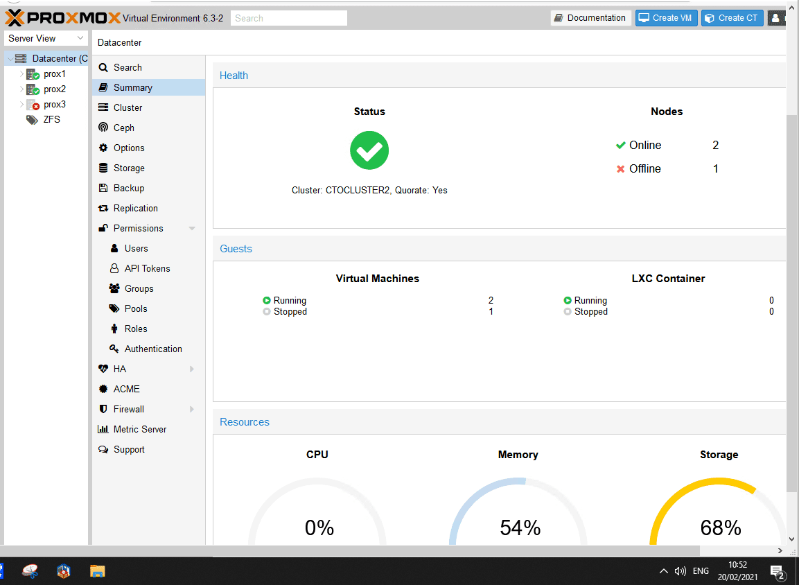 Proxmox High Availability Cluster - 4096 CPU Cores 8TB RAM - 24TB Flash ...