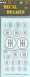 IT-102 - Italian WW2 100-1/144 decals