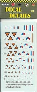 MI-115 Dutch Decals