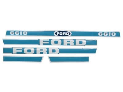 6610 DECAL SET WHITE AND BLUE(AA11B)