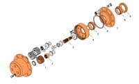 AXLES - APL 325, APL330, APL335, APL345, APL350, APL2045