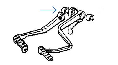 BUSH  INNER BRAKE PEDAL (957E2470)