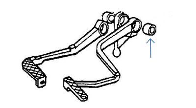 BUSH  OUTER BRAKE PEDAL (957E2480)