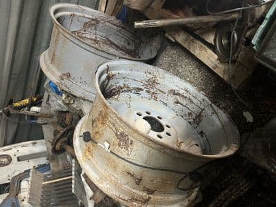 county wheel rims x2