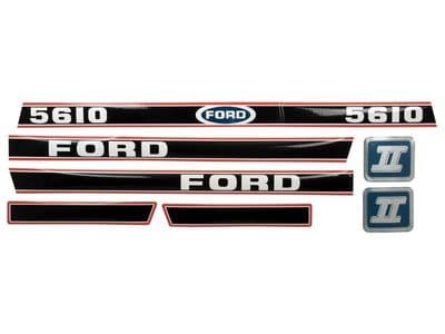 DECAL FORD 5610 FORCE 2 RED AND BLACK(AB1B)