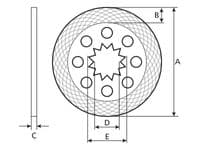 DISC - BRAKE DISC 35MM BAND (S.66175)