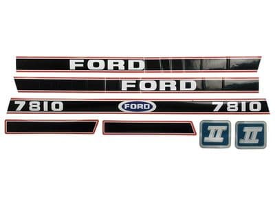 FORD 7810 DECAL SET RED(AA10C)