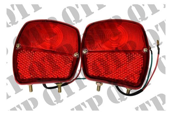 LIGHTS  ROUND REAR LIGHTS PAIR (42882) (EB6A EB6B)