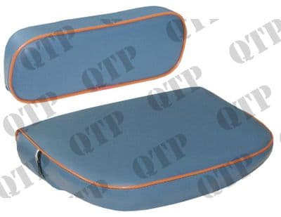 SEAT CUSHION SET W/ FLAT CENTRE (BLUE & ORANGE) (41329F) (CE1A)