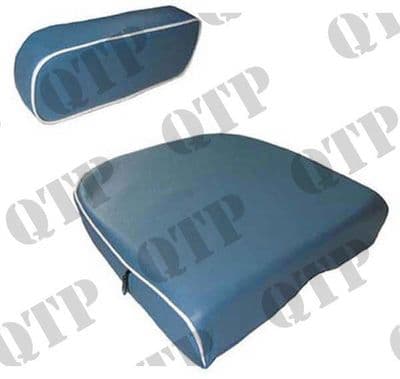 SEAT CUSHION SET W/ RAISED CENTRE (BLUE & WHITE) (41328)