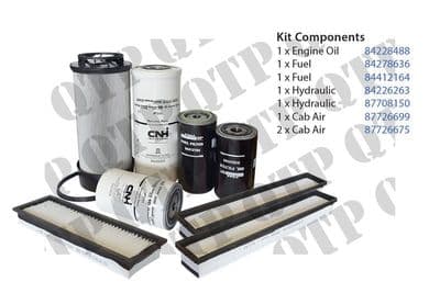 T6.120, T6.140, T6.145, T6.150, T6.155, T6.160, T6.165, T6.175, T6.180 FILTER KIT - 43707