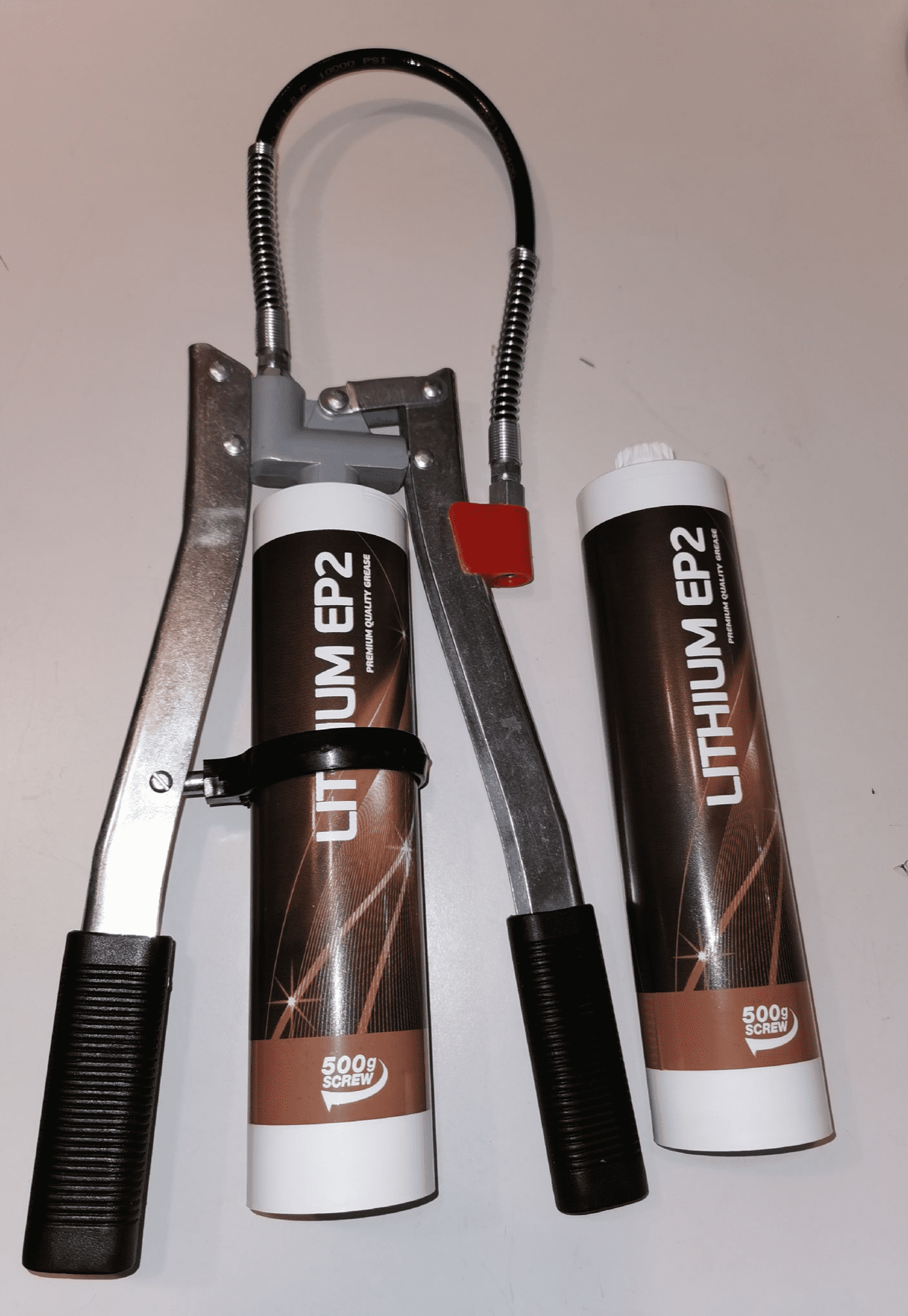 TWIN HANDLE GREASE GUN KIT
