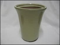 Bonsai Pot, Round (T), 16cm, Cream, Glazed