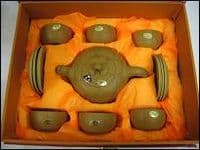 Chinese Teapot Set, Style 86, Light Brown