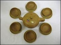 Chinese Teapot Set, Style 86, Light Brown