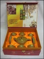 Chinese Teapot Set, Style 86, Light Brown