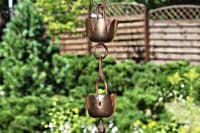 Copper Rain Chain 'Suzuran'