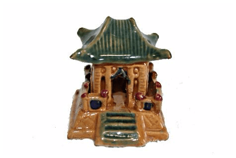 Figurine, Pagoda, Square