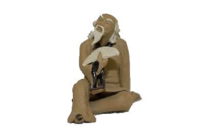 Figurine, Sitting Man (Large)
