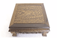 Hardwood display table, Square, Style 10-18