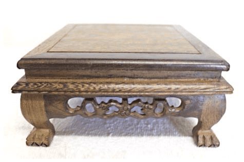 Hardwood display table, Square, Style 10-18