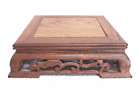 Hardwood display table, Square, Style 33-17