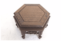 Hardwood table, Hexagonal, Style 20-15
