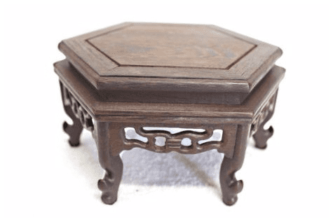 Hardwood table, Hexagonal, Style 20-20