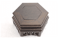 Hardwood table, Hexagonal, Style 36-15