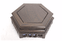 Hardwood table, Hexagonal, Style 36-18