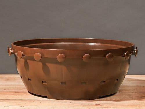 Tie Pot - Training pot, Round, 28cm, Brown, Plastic
