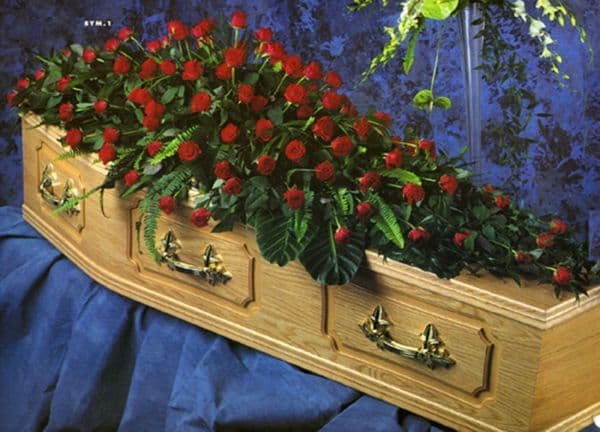 SPRAY 1 (6ft Coffin Spray with Roses)