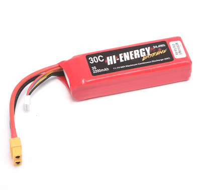 	 Hi-Energy 3S 2200mAh 30C XT60	O-HE3S220030C-XT60