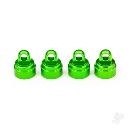 Traxxas Shock caps, aluminium (Green-anodized) (4 pcs) (fits all Ultra shocks) TRX3767G