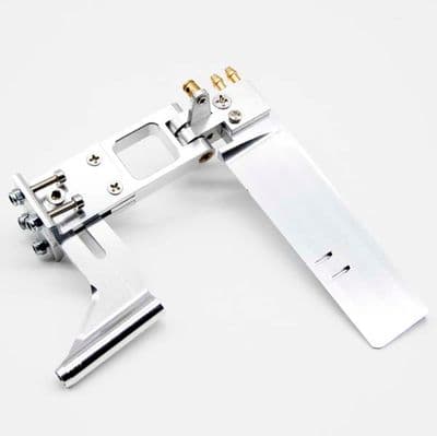 110mm Aluminium Rudder with 4mm Shaft Strut with twin water pick up
