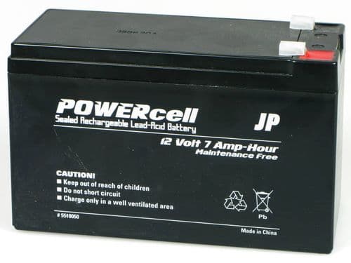 12V-7 Ah Powercell Gel Battery