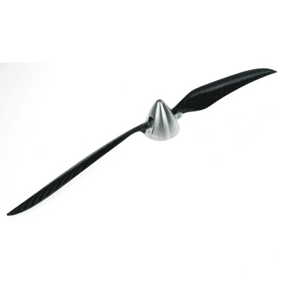 14x9.5 Folding Carbon Propeller With 38mm CNC Spinner