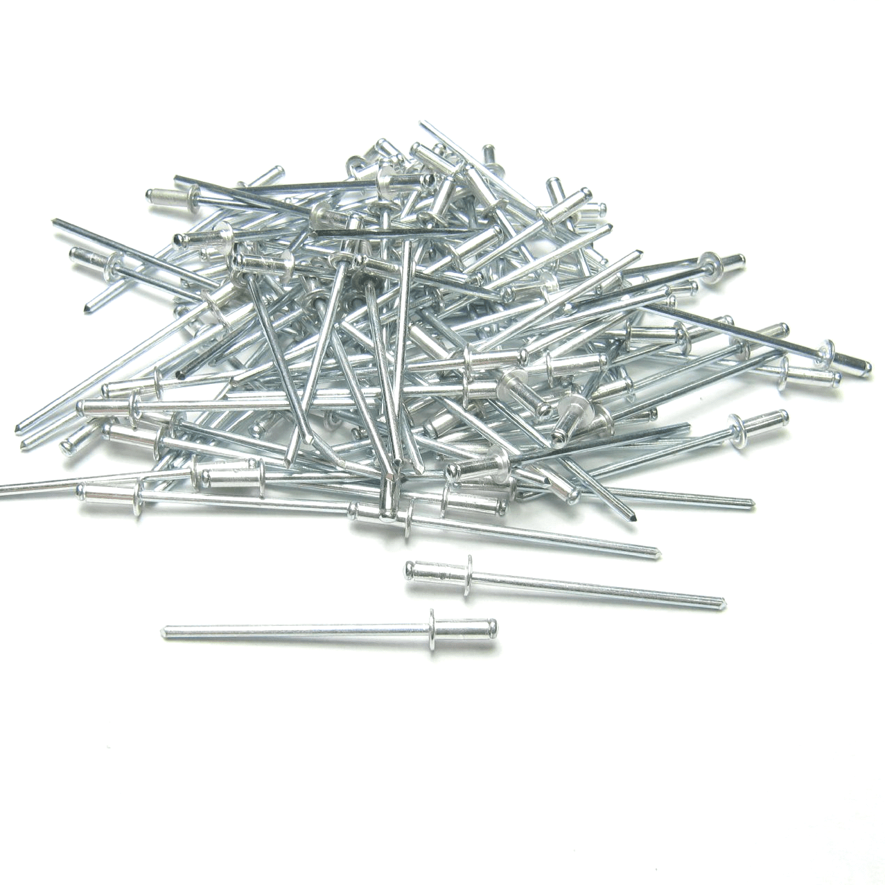 2 4 x 8mm Aluminium Rivets 100 Pcs