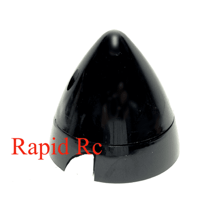 3 Blade Black Spinner 2.3/4 in (69mm)