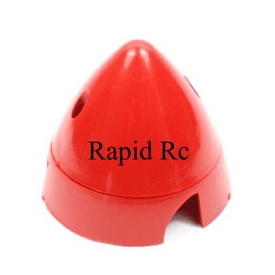 3 Blade Red Spinner 2.1/2in (63mm)