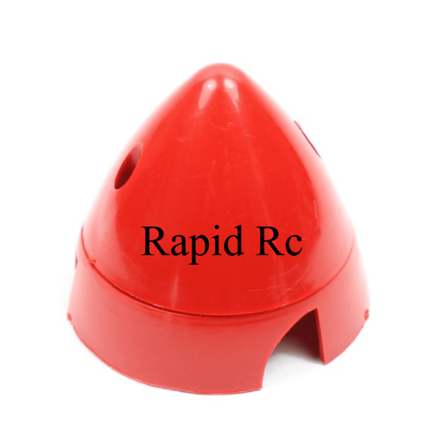 3 Blade Red Spinner 2in 50mm