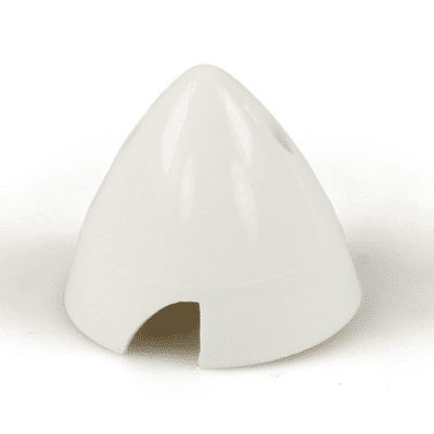 3 Blade White Spinner 2.1/2in (63mm)