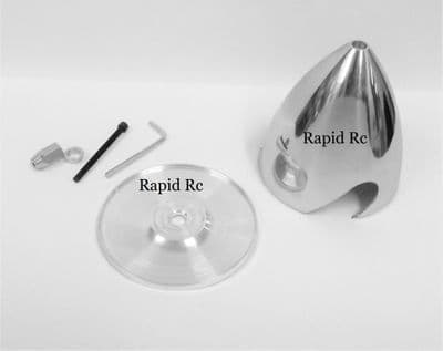 3 Bladed Aluminium Prop Spinner 89mm / 3.5inch