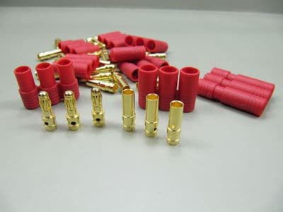 3.5mm 3 wire Bullet-connector for motor (5pairs/bag)