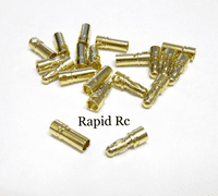 3.5mm Gold Connectors 10 PAIRS (20PC)
