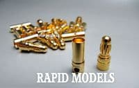 3.5mm Gold Connectors 10 PAIRS (20PC)